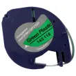 Ruban Letratag 12mmx4 m impression noire sur vert comp DYMO S0721640 photo du produit
