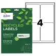 Boite de 15 planches étiquettes recyclées blanches99,1 x 139 mm photo du produit