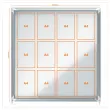 Vitrine d'int&eacute;rieur Premium Plus - Magn&eacute;tique - 12 x A4 - NOBO photo du produit