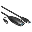 Rallonge active USB 3.0 - 10m - LINDY photo du produit