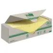 24 Blocs Notes Recycl&eacute;es Post-it&reg; Jaune 76 x 76mm, 18 Blocs + 6 Gratuits photo du produit