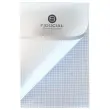 Bloc collé A4 perforé, 56/60G 5x5 de 100 feuilles photo du produit