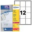 Etiquettes adresses Laser blanche 63.5x 72mm photo du produit