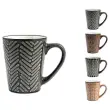 6 Mug gres ethnic assorti 30 cl photo du produit