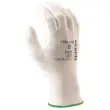 12 paires de gants polyester - blanc - Taille 6 - RG photo du produit