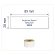 2 Rouleaux de 130 &eacute;tiquettes blanches 28x89mm pour DYMO LW 450 photo du produit