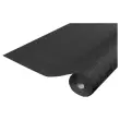 Nappe en papier 6x1,18 m en rouleau Noir - Pro nappe photo du produit