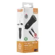 Chargeur voiture USB-C + c&acirc;ble type C 1M photo du produit