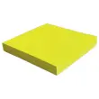 Bloc notes adh&eacute;sives 75 x 75 mm jaune fluo photo du produit