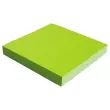 Bloc notes adh&eacute;sives 75 x 75 mm vert fluo photo du produit