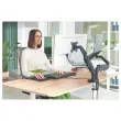 Bras double pour écran et ordinateur portable - Faible encombrement - Gris foncé - Leitz ERGO photo du produit