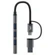 Hub USB-A et USB-C vers 4 ports USB-A – T’nB photo du produit
