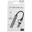 Hub USB-A et USB-C vers 4 ports USB-A – T’nB photo du produit