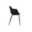 Fauteuil Weekly metal noir photo du produit
