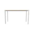 Table haute rectangulaire 180 x 80 Acacia /Blanc photo du produit