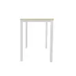 Table haute rectangulaire 180 x 80 Acacia /Blanc photo du produit