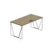 Bureau Beaunes L 160cm chene veine / noir photo du produit