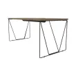 Bureau Beaunes L 160cm chene veine / noir photo du produit