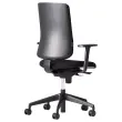 Si&egrave;ge de bureau synchrone ATILA tissu noir avec soutien lombaire mont&eacute; photo du produit