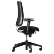Si&egrave;ge de bureau synchrone ATILA tissu noir avec soutien lombaire mont&eacute; photo du produit