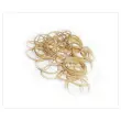 Sachet de bracelets caoutchouc étroitsSIGN 80 mm 1 kg coloris blond photo du produit