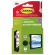 Languettes accroche tableaux Command™ - Noir photo du produit