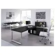 Bureau direction sur crédence et pied cadre métal photo du produit