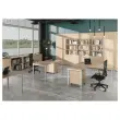 Bureau CAPRI pieds arche 120 - Chêne photo du produit