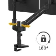 Bras porte-écran Top Mount Tallo compact - Double - Noir - Fellowes photo du produit
