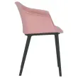 Fauteuil polypro intérieur/ extérieur rose photo du produit