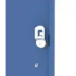 Vestiaire multicases 2 colonne de 2 cases H.180 x L.80cm gris/bleu photo du produit