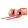 10 Rouleaux de 1200 &eacute;tiquettes perm 26x16mm rouges pour pince 2 lignes photo du produit