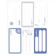 10 Paquets de 18 étiquettes congélation bleu 63,5 x 33 mm photo du produit