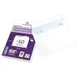 50 Enveloppes blanches C6 114x162 80 g  bande siliconée photo du produit