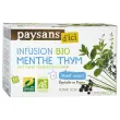20 Infusion Menthe Thym Massif Central - 20 sachets photo du produit
