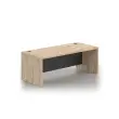 Bureau direction Milan - L180 - Mélaminé et chêne photo du produit