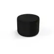 Pouf rond - Noir - Alba photo du produit