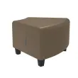 Pouf d'angle - Taupe - Alba photo du produit