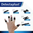 Boite de 50 pansements en tissu &eacute;lastique - 5 tailles - Noir - Detectaplast photo du produit
