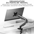 Bras porte-&eacute;cran ERGO LINE - Noir - T'nB photo du produit
