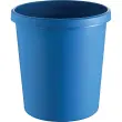 Corbeille &agrave; papier  18 L bleu - HELIT photo du produit