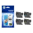 PACK 4 CARTOUCHES JET D'ENCRE BROTHER LC421 - BROTHER photo du produit
