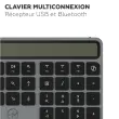 Clavier solaire - Sans fil - Azerty - Noir - Mobility Lab photo du produit