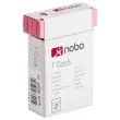 100 Fiches T pour planning - Taille 2 - Rose - NOBO photo du produit