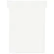 100 Fiches T pour planning - Taille 3 - Blanc - NOBO photo du produit