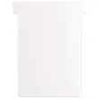 100 Fiches T pour planning - Taille 3 - Blanc - Nobo photo du produit