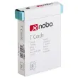 100 Fiches T pour planning - Taille 3 - Bleu clair - Nobo photo du produit