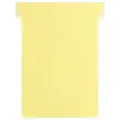 100 Fiches T pour planning - Taille 3 - Jaune - Nobo photo du produit