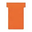 100 Fiches T pour planning - Taille 3 - Orange - Nobo photo du produit