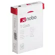 100 Fiches T pour planning - Taille 3 - Rouge - NOBO photo du produit